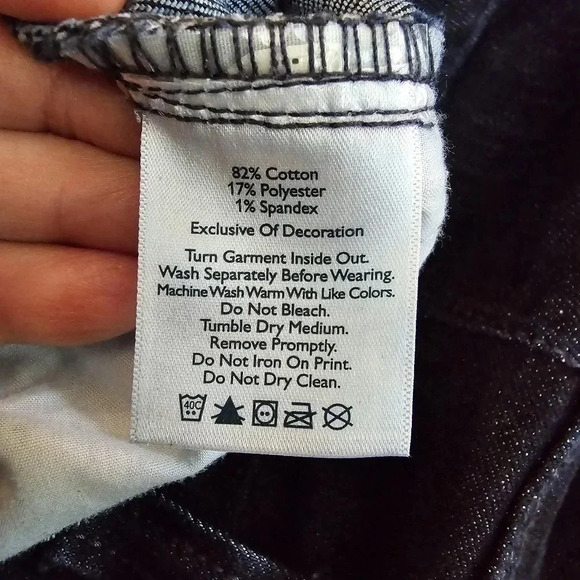 Eddie Bauer women's curvy denim trouser in dark wash size 10 - Picture 11 of 11